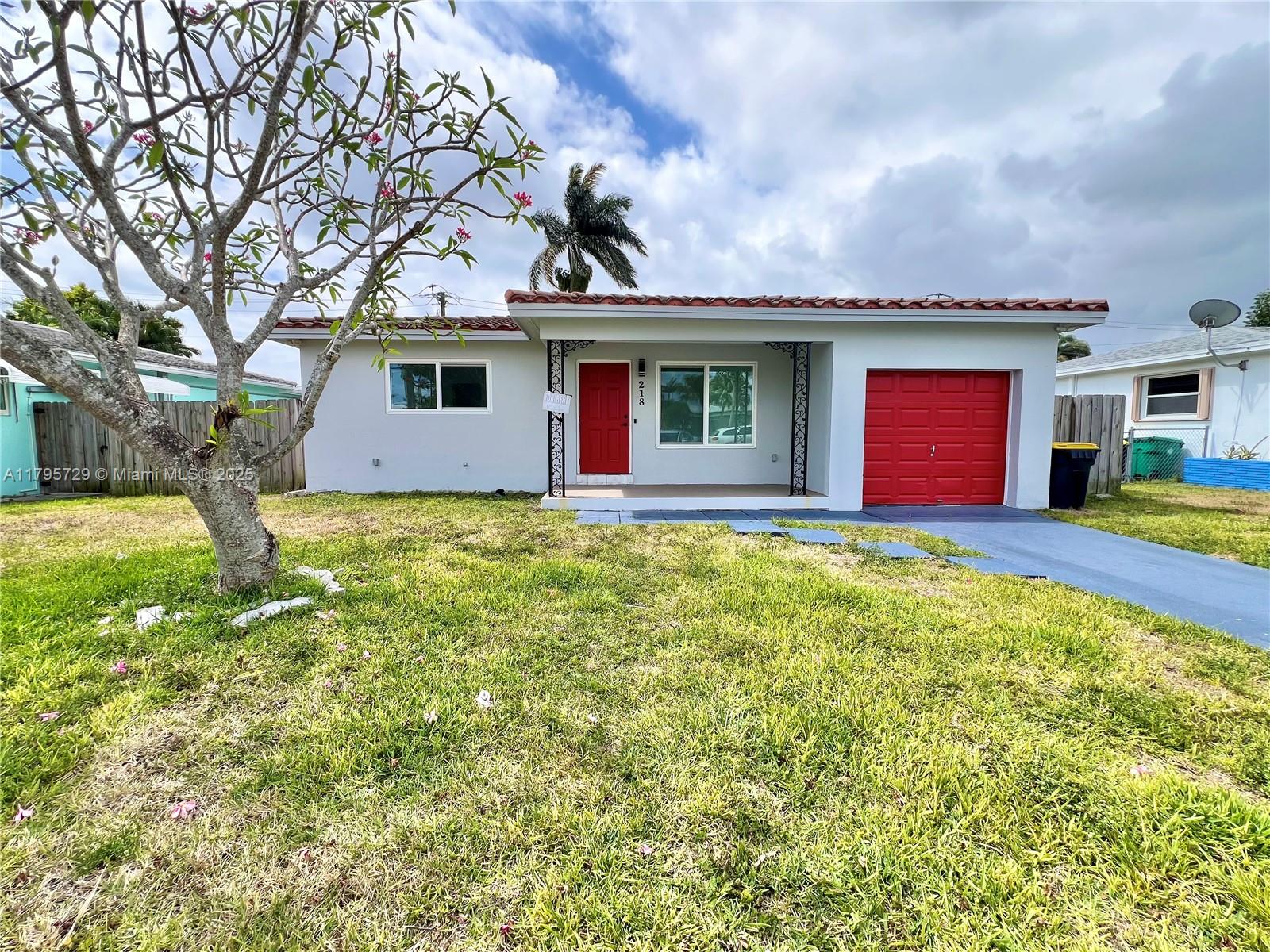 Rental Property at 218 Se 3rd St, Dania Beach, Miami-Dade County, Florida - Bedrooms: 3 
Bathrooms: 2  - $3,200 MO.