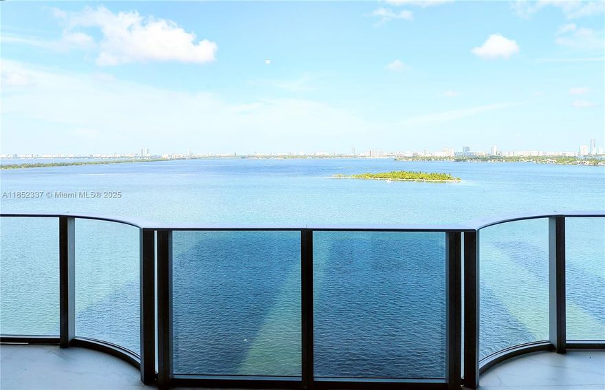 Experience unparalleled luxury in this stunning 2-bedrooms, 3-bathrooms waterfront condo at the brand-new Aria Reserve—Miami's tallest dual-tower development. This spacious unit features floor-to-10 ft ceilings glass walls, a private elevator and an expansive terrace with breathtaking views of Biscayne Bay and Miami skyline. Designer finishes featuring a gourmet European kitchen with Sub-Zero & Wolf appliances. Spa-inspired bathrooms create the perfect blend of elegance and comfort.  Good size den that may easily be converted to a 3rd bedroom. Enjoy luxury water-front living that balances modern design with natural serenity.  World-class amenities including pools, fitness center, spa, tennis courts, 24/7 concierge & valet. Minutes from Miami Beach, Designer District, Brickell & Wynwood.
