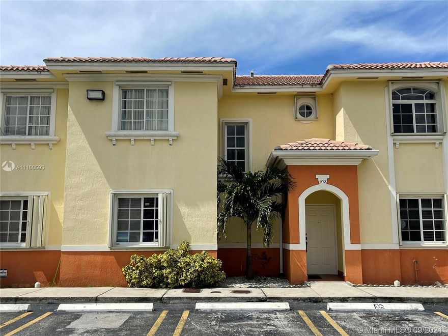 Spacious 2-Story 3 Bed/3 Bath townhouse, located in Tropical Landings near excellent schools, major expressways and shopping centers. Unit has been COMPLETELY REMODELED WITH THE **FINEST FINISHES** It features: Durable vinyl flooring (wood design) throughout, private washer/dryer in the utility room, 2 assigned parking spaces, walk-in closet, kitchen quartzite countertops, tray ceiling, stainless steel appliances, updated bathrooms, plenty of storage space, patio, balcony & much more. This is the MOST MODERN AND ELEGANT UNIT in the community and the opportunity to take advantage and make it your home is HERE NOW!! No back door neighbors for the ultimate privacy in your home. AVAILABLE TO MOVE IN UPON ASSOCIATION APPROVAL!!! TEXT LISTING AGENT FOR ADDITIONAL INFORMATION.