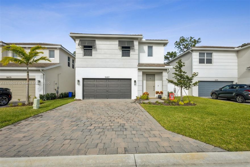Welcome to your dream home in the prestigious Reserve at Jupiter by DR Horton—built in 2022 and move in ready.  The home is a beautifully maintained 4-bedroom, 3-bathroom residence offering 2,528 square feet of elegant living space. This thoughtfully designed home features a spacious open layout, and abundant natural light, perfect for both relaxed family living and entertaining. Step outside to your private backyard oasis, complete with a sparkling pool, an outdoor kitchen, a custom putting green, and lush tropical landscaping. Ideally located in one of Jupiter’s most sought-after gated communities, this home offers luxury, comfort, and the South Florida lifestyle at its finest.