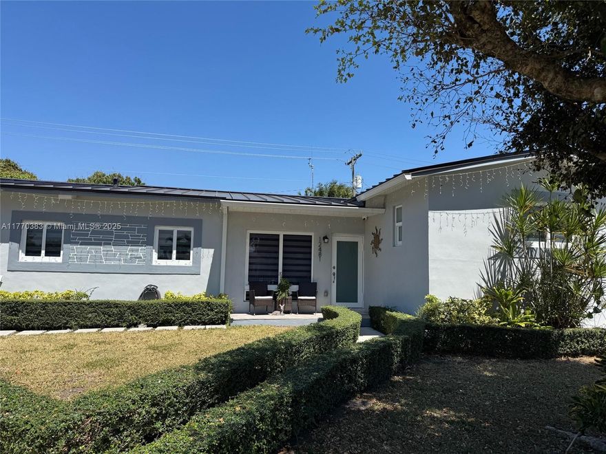 Welcome home!!!! Beautiful 3-bedroom, 2-bathroom home in a quiet neighborhood, corner lot with iron fence. Featuring impact windows and doors installed in 2022. Roof installed 2023. Plenty of space for boats, RV and more. Renovated bathrooms. Price firm.