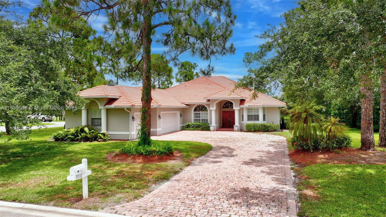 Price Correction! Asking price makes this home the best deal in this beautiful, upscale golf course community. Over 2700 sq feet w/ 3 Large Bedrooms & 3 Baths. Brand New AC. Check out the pictures! Master Bedroom is HUGE w/ a wonderfully comfortable sitting area & huge walk-in closets. Kitchen was remodeled w/ new counter tops, & stainless-steel appliances. Pantry & Laundry room inside of the house is a detail that has a huge impact on your day to day. The garage is big enough for a workspace, private gym, & still has room for 2 vehicles. Enjoy the discounts on your homeowner's insurance w/ a newer roof & hurricane impact windows & doors throughout. A/C is Brand New. Huge Yard. This Gated Community provides restricted access along w/ amenities like golf course, pool, fitness center & more.