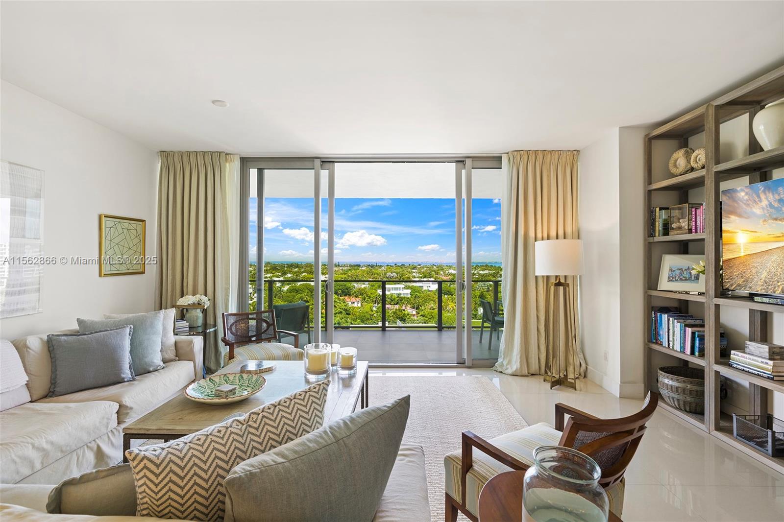 NO ANNUAL LEASES - MIN 2 MONTHS! Fully furnished with exquisite taste! 2 bedrooms + ENCLOSED DEN + 2.5 bathrooms. Amazing views to the island of Key Biscayne. Enjoy the most exclusive building in Key Biscayne and its amenities which include gym, spa, pool, restaurant on site and beach access. AVAILABLE JUNE 8th 2025 UNTIL AUGUST 31st 2025. UNIT IS NOT AVAILABLE FOR THE WINTER SEASON (its already rented for the period of December 27th 2025 - April 30th 2026).
