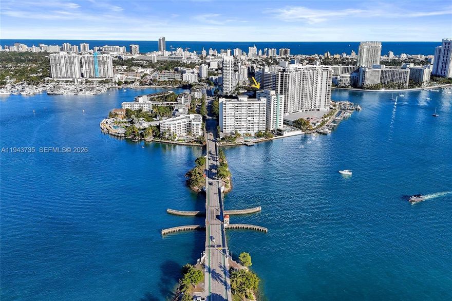 Wonderful large 1bed/1.5bath at Island Terrace on Bell Isle – a great place to call home! Sunny and spacious with impact windows, stainless appliances, plenty of closets, covered parking, extra storage unit and a nice size balcony for dining al fresco. Views to the north of the bay, plus downtown skyline views from the balcony.  Fantastic South Beach location with a wonderful park in front of the building, the Standard Hotel and Spa across the street and a few blocks to all the shops and restaurants at Sunset Harbour and Lincoln Rd. Classis Morris Lapidus bldg offering 24 hour front desk service, a beautiful bay front pool with a separate lounging area, gym, kayak launch, bike storage, onsite management, assigned parking. Excellent opportunity! Chandelier and sconces excluded.