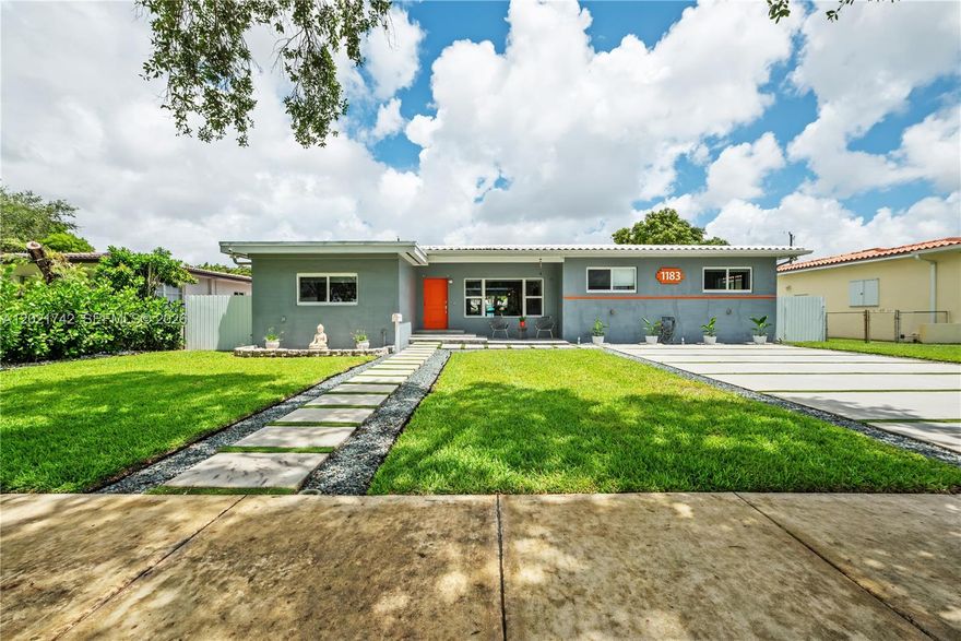 Set on a 9,525 sq ft lot in Miami Springs’ coveted Bird Section, this fully updated 4-bed, 3-bath pool home blends timeless charm with modern comfort. The 2,462 sq ft layout opens to instant backyard views and features a refined mix of hardwood and tile flooring, higher ceilings, custom closets, generous linen storage, and elegant floor-to-ceiling drapery. A private primary suite is joined by a second en-suite bedroom—ideal for guests or multigenerational living—plus an oversized laundry room for everyday ease.

Peace-of-mind upgrades include full-impact windows and doors, updated plumbing, a tankless water heater, a sprinkler system, and a comprehensive camera security setup. Outdoors, a beautifully curated backyard retreat offers a heated pool and ample space to entertain, dine, or unwind year-round. All just minutes from parks, golf, major highways, and Miami International Airport—on premium, tree-lined streets in the highly desirable Bird Section.