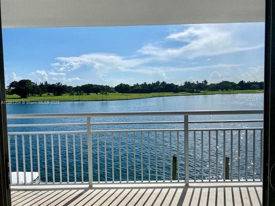 Great 2+DEN/2 FULL BATHS renovated waterfront furnished unit with great unobstructed view at heart of Bay Harbor Islands, IMPACT doors and windows installed.A+ RATED school, 10 minutes to beach and Bal Harbor shops and house of worship..Bedroom floors just completely changed with wood flooring..