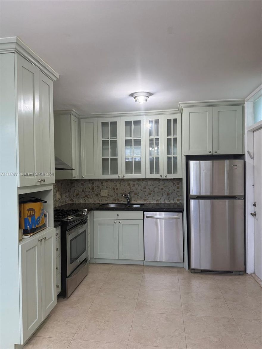 New a/c, new baseboards, new faucets and plumbing on the bathroom, freshly painted, gorgeous porcelain floors. Get something for your money !!. One block from cafes (Pura vida), doctors, lawyers and restaurants at Kane Concourse. Conveniently located at the first floor and surrounded by places of worship. Unit comes with one parking space assigned #671. Two closets and a pantry. Town and country kitchen. Sorry no pets and max 2 people as per building rules. Bay Harbor Island has been designated as one of best towns to live (secure and great schools). First and security deposit only required. Good score credit and verifiable source of income.