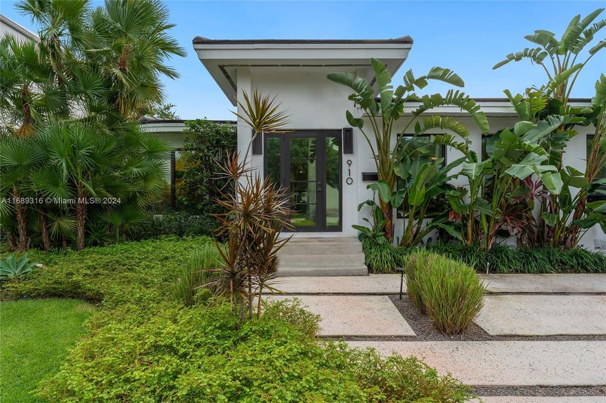 Private and serene modern home in Miami Beach’s Nautilus neighborhood. Newly renovated 2,408 SQFT. 4BR/4BR home features brand-new pool and spa jacuzzi (2021). The home is filled with an abundance of natural light. Kitchen includes expansive island, 2 dishwashers, 2 sinks, double oven, wine fridge, and custom built-in cabinetry. Beautiful landscaping features lush front entryway with custom outdoor uplighting and sprinkler system, plus manicured backyard with full privacy hedge. Additional features include separate laundry room and ADT security system. Driveway has been expanded to fit 4 cars. Walking distance to Polo Park, tennis courts, schools, restaurants, and shops. Minutes to South Beach with direct access to downtown expressway, Miami Design District, and Miami International Airport