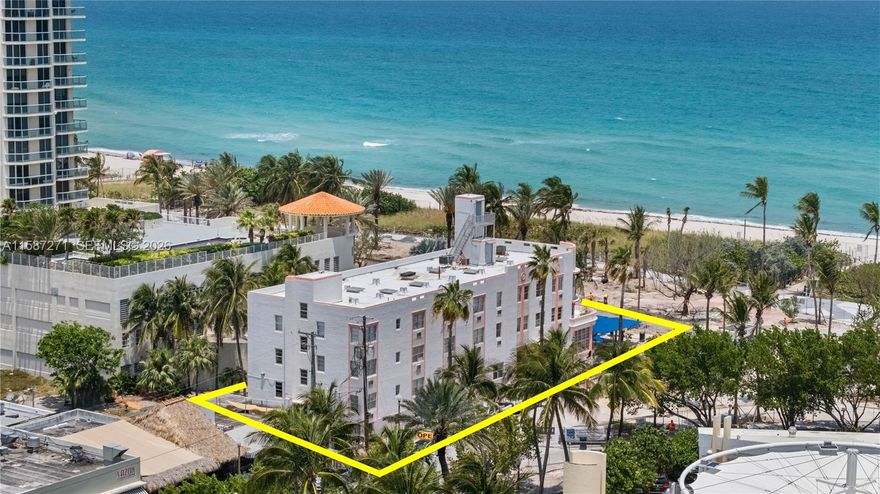 Ocean Front Condo Hotel with sidewalk cafe in Miami Beach's hottest spot! Fronting sandy beaches and clear unobstructed views of the ocean and North Beach Park. Just across from "Bandshell", Community Center, volleyball and tennis courts, this property is at the heart of Miami Beach's vibrant scene.  Art Deco building with 39 condominium units in excellent condition plus retail Mediterranean restaurant Ronni's By The Ocean. The restaurant is 1,384 sf, has been beautifully renovated & is in excellent condition. Ocean Terrace Park area is undergoing major city project upgrades & improvements. Unique & rare opportunity that won't last long.  Don't miss out on owning a prime piece of Miami Beach real estate, steps from the beach & Atlantic Ocean in a thriving community hub.Oceanfront restaurant with liquor license included in the sale