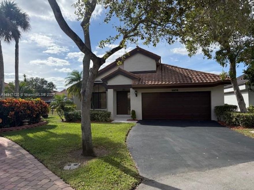 Estate Sale!! Submit Offers on MLS. Move in before the holidays. 
Stunning lakefront pool home on a cul-de-sac in desirable Cross Creek 1 in Plantation.  Impeccably maintained home located in one of Plantation’s most desirable neighborhoods. Featuring a bright, open layout, this property offers the perfect blend of comfort, style, and South Florida living. Step inside to a spacious main living area filled with natural light, freshly painted interiors, and a seamless flow ideal for both daily living and entertaining. The kitchen features direct views of the backyard. The three bedrooms are generously sized, and the primary suite includes its own private jacuzzi bath and access to the lanai and pool area.  Outside, enjoy a generous fenced-in yard with a salt water jacuzzi waterfall slate pool, and plenty of room for kids, pets, gardening and grilling.