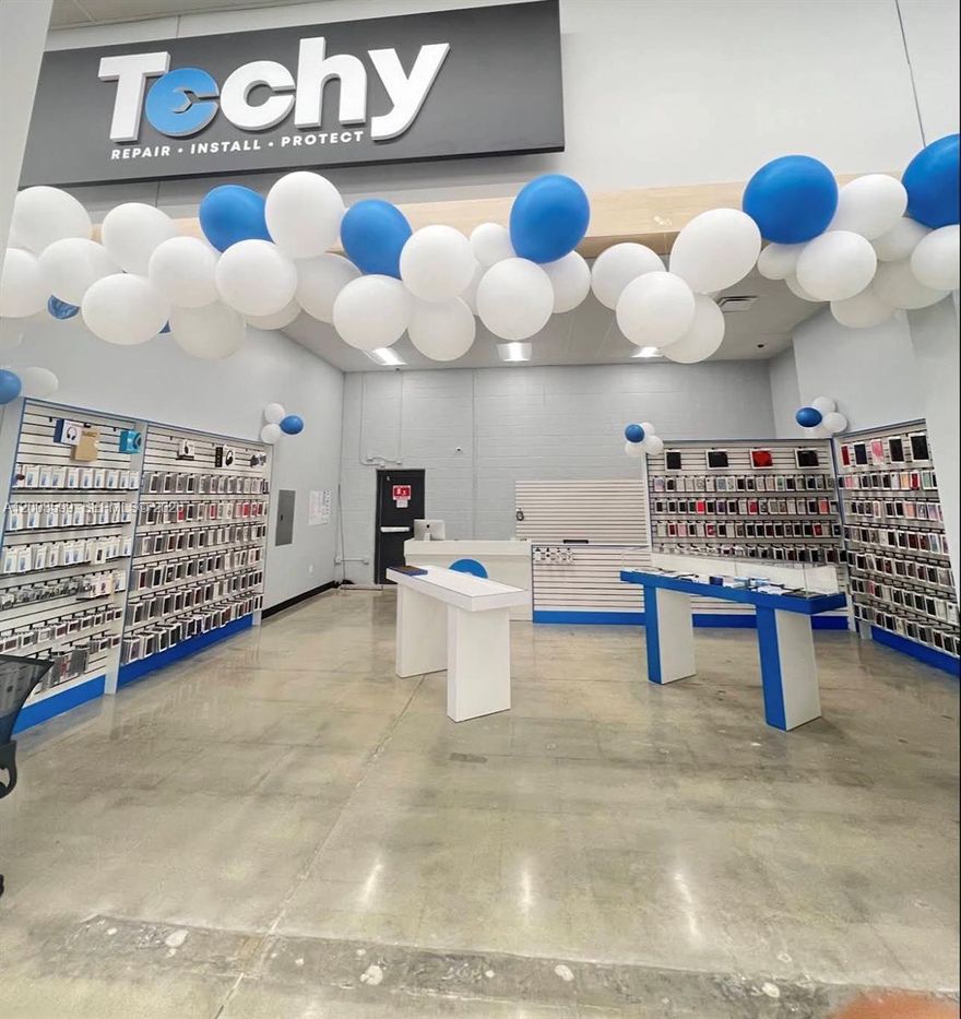 Turnkey opportunity to own a well-known Techy franchise located inside a high-traffic Walmart in Miramar. This business specializes in phone repairs and mobile accessories, offering essential services that generate consistent, repeat customer demand.

Strategically positioned within one of the busiest retail environments, the store benefits from constant foot traffic, strong visibility, and built-in customer flow without the need for heavy marketing expenses.

Business Highlights:

Recognized Techy franchise brand with established systems and support
Prime in-store Walmart location with steady daily traffic
Revenue streams from phone repairs, screen replacements, and accessory sales
Fully equipped and operational – turnkey setup
Simple business model with potential to scale and expand services

This is an ideal opportunity for an owner-operator or investor looking to step into a recession-resistant, service-based business in a proven retail setting.

All inventory included