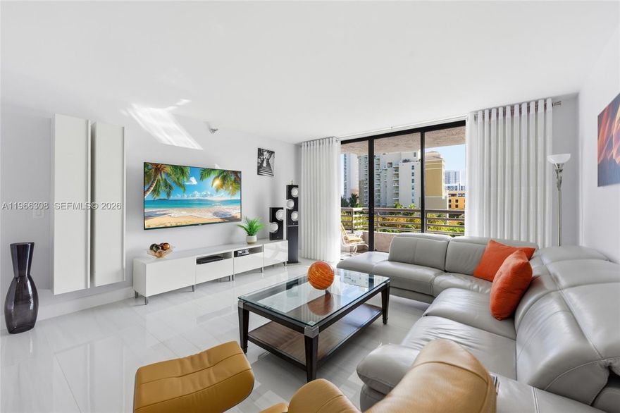 Across From Aventura Mall! Enjoy Gorgeous Sunrises And Sunsets In This Beautifully Updated 2-Bedroom, 2-Bath Condo Nestled In The Community Of Parc Central. Enjoy Stunning Intracoastal Views From This Bright And Inviting Residence. The Kitchen Features New Stainless Steel Appliances And New Washer & Dryer, Granite Countertops, Wood Shaker Cabinets. European Porcelain Tile & Engineered Hardwood Bamboo Flooring.
The Primary Bedroom Suite Offers A Walk-In Closet, And Direct Balcony Views, Creating A Relaxing Retreat. Both Bathrooms Are Fully Updated With Modern Floating Vanities, Frameless Glass Showers.
Residents Enjoy Access To Amenities Including A Gym, Pool, And Conference Lounge. HOA  includes Cable, Internet, Water & Sewer, Covered Parking Space In The Garage, Insurance and Maintenance. Valet Parking For Guests. No Rental Restrictions For Investors. Pet Friendly. And Is 5 Minutes From The Sunny Isles Beach.