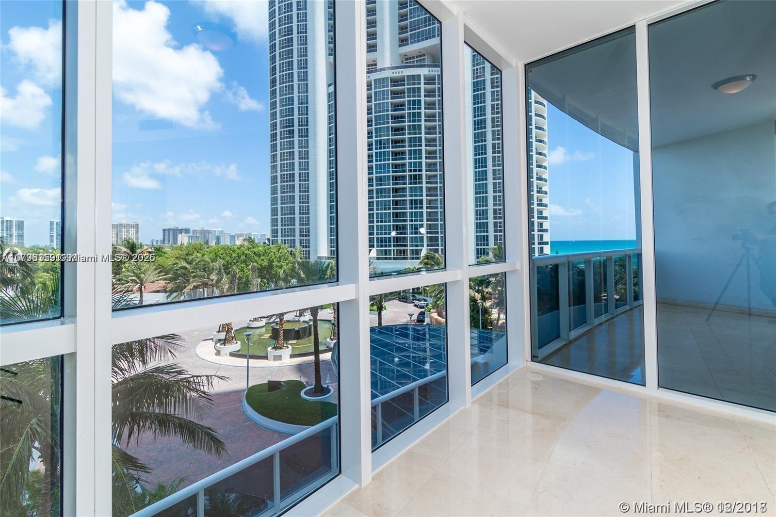 Rental Property at 18101 Collins Ave 603, Sunny Isles Beach, Miami-Dade County, Florida - Bedrooms: 2 
Bathrooms: 2  - $5,000 MO.