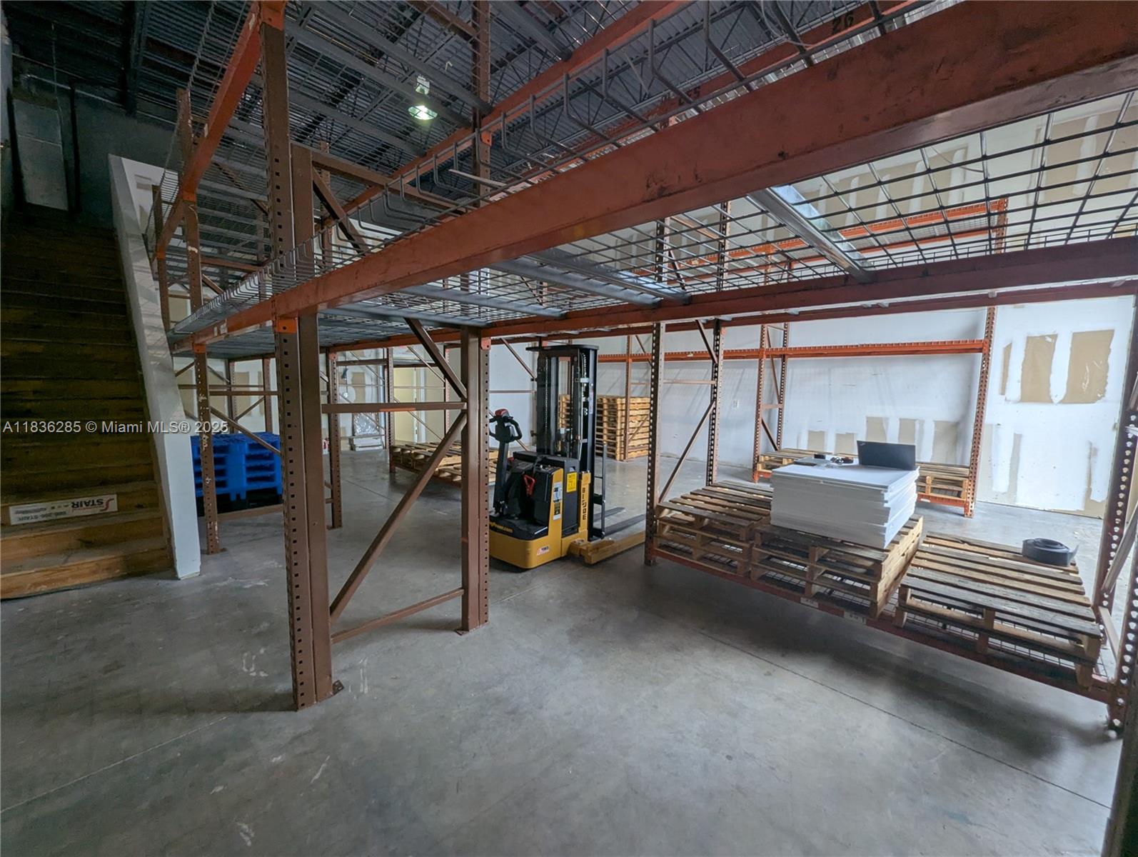 Property Highlights:
* Efficient open warehouse layout with high ceilings
* ±300 SF mezzanine level
* Private, climate-controlled office space
* Rear roll-up door + pedestrian access
* Optional inclusion of racking systems and a Big Joe straddle stacker
* Zoned for Warehouse Industrial, this unit supports a broad range of permitted uses including light manufacturing, assembly, storage, and wholesale operations.
* Strategic Location: Approximately 2 miles to I-95 on-ramp
* Surrounded by national and regional industrial tenants
A highly functional 1,800 SF flex unit, convenient rear access via a roll-up door and pedestrian entry, VERY close to access to highways.