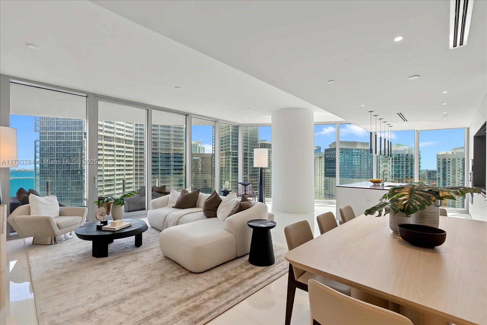 Aston Martin Residences Miami is a luxury residential tower located at 300 Biscayne Boulevard Way. Developed by G and G Business Developments, this 65-story skyscraper features 391 high-end condominiums with designs inspired by the iconic Aston Martin brand. Residences offer expansive layouts, floor-to-ceiling windows, and top-tier finishes. Amenities include a private marina, a state-of-the-art 2 floor wellness center, a sky deck with a pool, and more. The buildings sleek, modern design and prime waterfront location make it a prestigious address in Miamis vibrant downtown area.