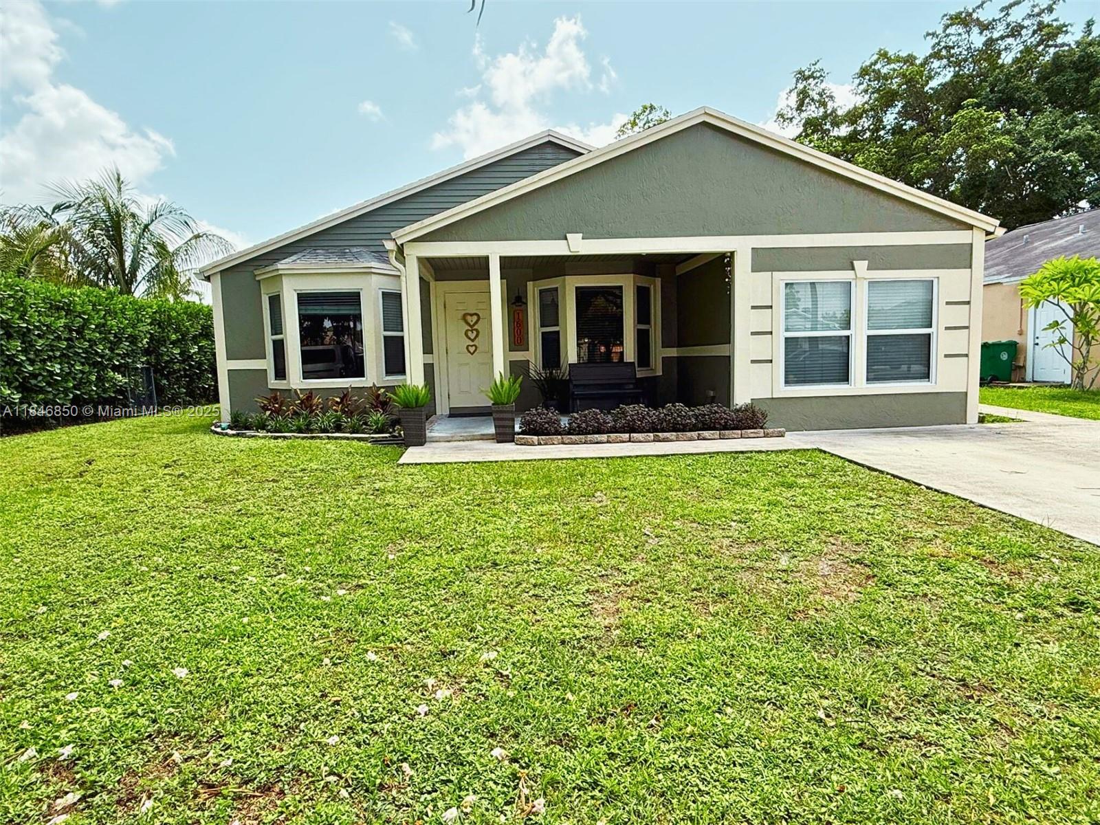 Beautifully updated 3BR/2BA home with a permitted garage conversion 2010 for added living space—perfect as a guest room, office, or flex space. One bedroom currently used as a dining room, offering layout versatility. Roof replaced in 2010, inspected in 2024, and rated for 30 years—no leaks or issues. Both bathrooms fully remodeled in 2023 with modern finishes. New central A/C installed in 2023, extra window in converted room. Quiet neighborhood with low HOA. Move-in ready with functional upgrades and great value!