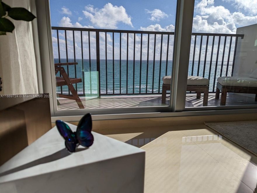 Amazing direct oceanfront unit, completely renovated, 2 bedrooms, 2 baths, fully furnished, Kosher dishes and utensils in a fully Kosher kitchen, top of the line appliances, washer and dryer, cable and high speed internet included.