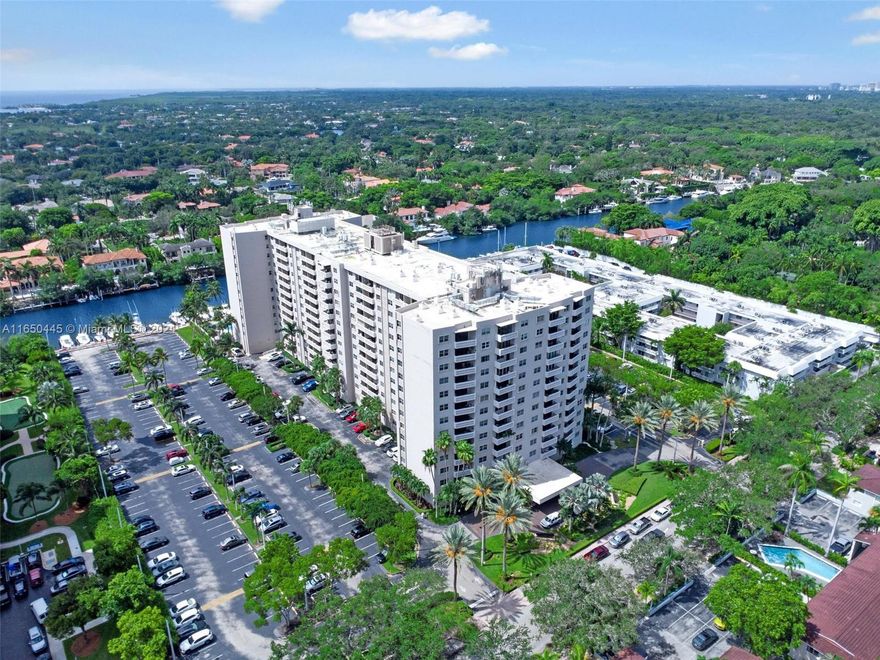 Gables Waterway Towers Penthouse! 2 bedroom/2 bathroom beautifully remodeled PH featuring 10' ceilings with views of Biscayne Bay and Downtown Miami. Located on Edgewater Drive where Coral Gables meets Coconut Grove surrounded by single family homes. Financially sound association, all assessments paid! 40 year and 50 year recertifications all up to date following extensive building renovations. Deeded boat slips behind building on canal adjacent to Coco Plum.