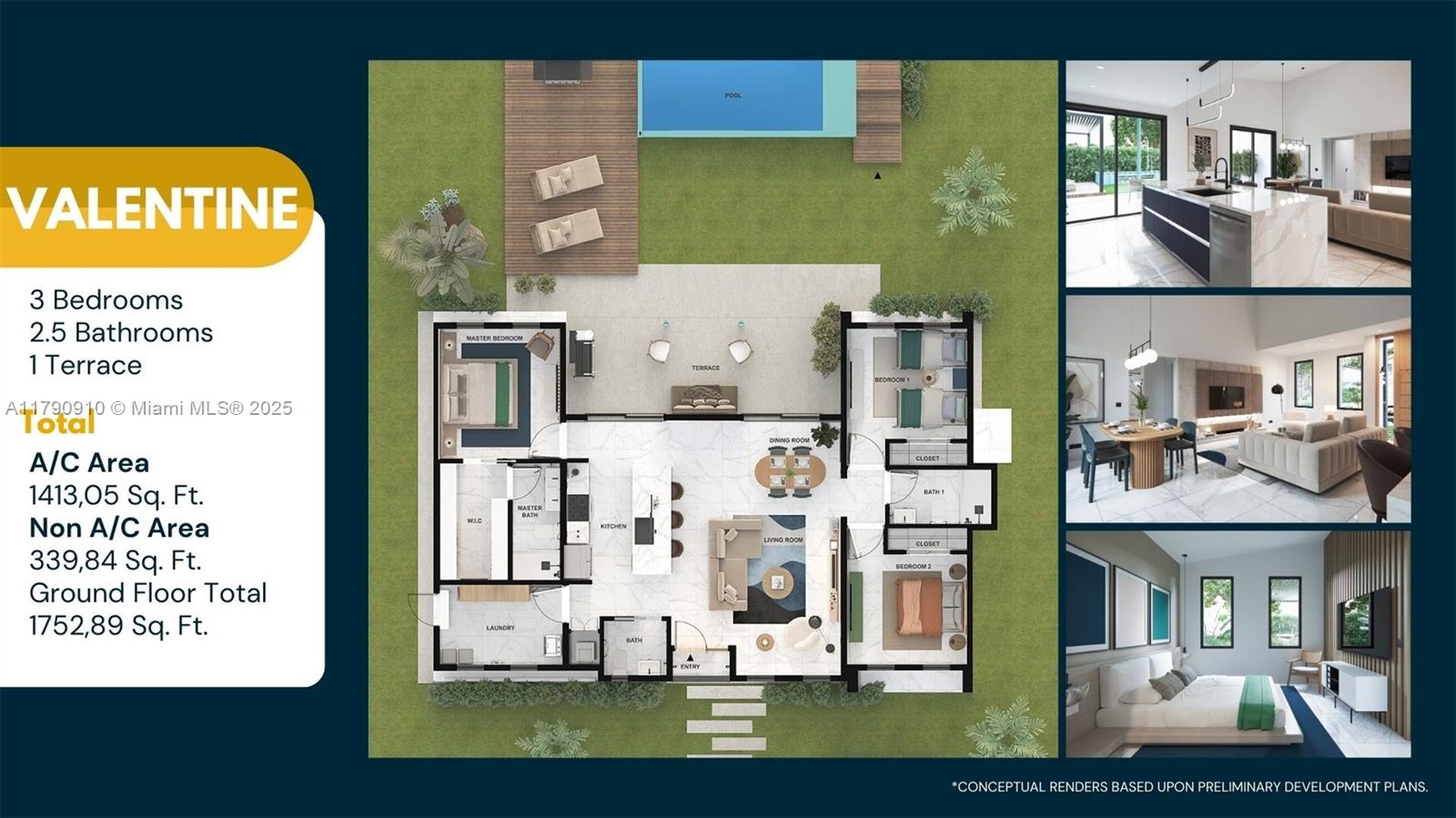 Introducing the Valentine model at Almeria Residential Villas, a stunning pre-construction home designed for modern living and long-term investment. This spacious layout features high-impact windows, steel frame construction, solar ready roofs, and energy-efficient systems- offering durability, sustainability, and confort. With no rental restrictions, this community is ideal for primary homeowners, vacation buyers, or savvy investors.