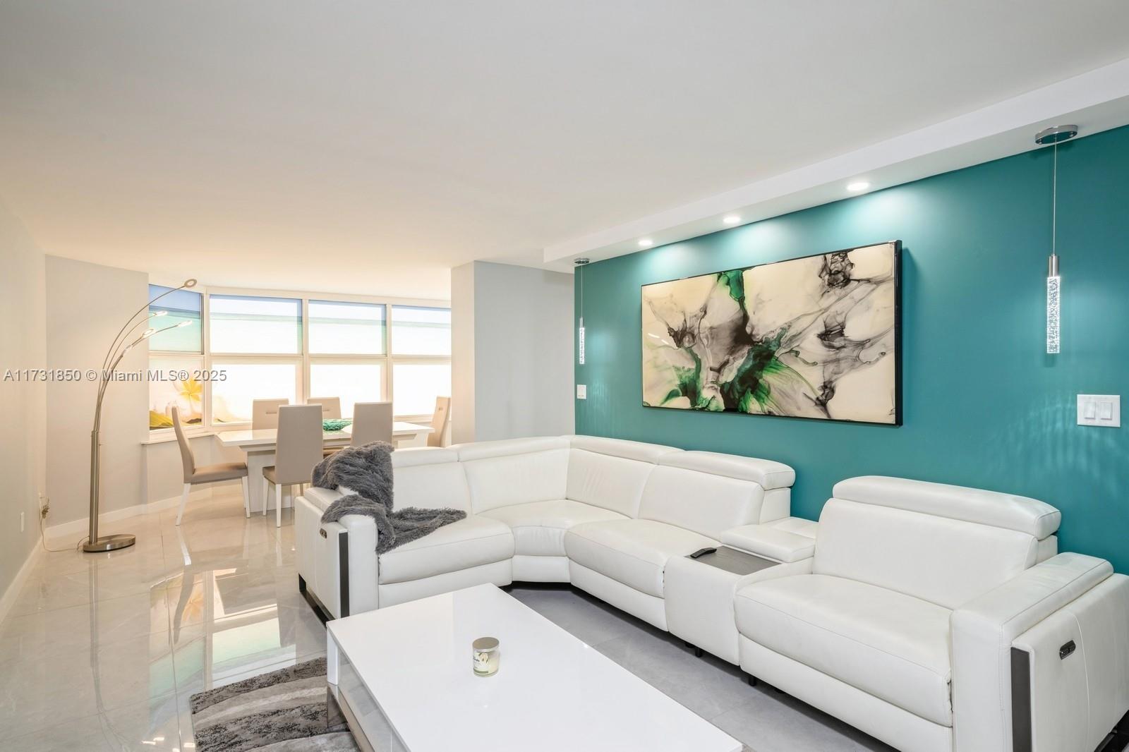 Rental Property at 6423 Collins Ave 301, Miami Beach, Miami-Dade County, Florida - Bedrooms: 1 
Bathrooms: 2  - $4,100 MO.