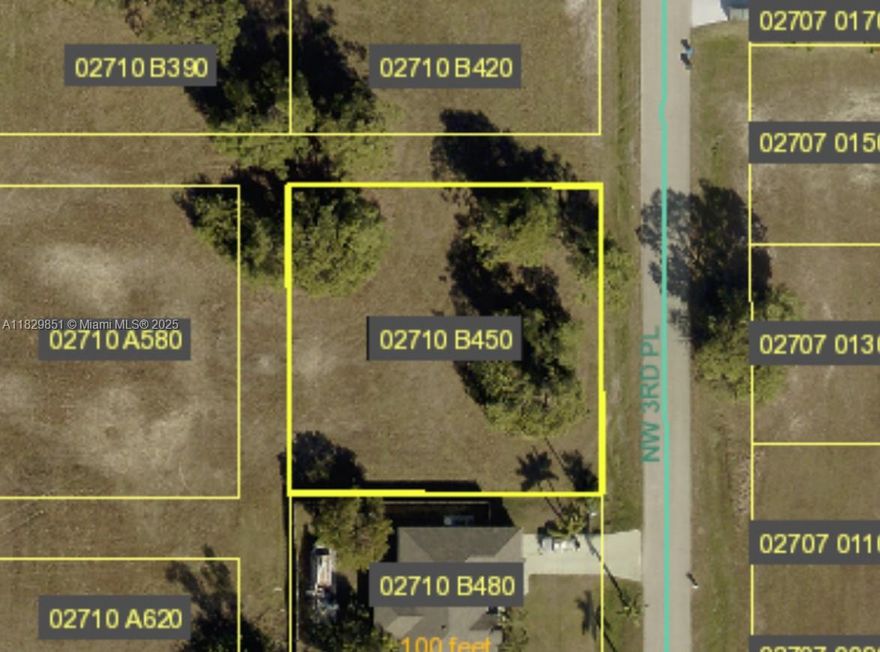 Oversized buildable/commercial vacant lot (3 parcels) in NW Cape Coral with endless possibilities but not limited to only commercial use with request from the city you can build your dream home or a duplex to have an income producing property. Centrally located in desired neighborhood, prime location with easy access to shopping, dining, Fort Myers and I-75.