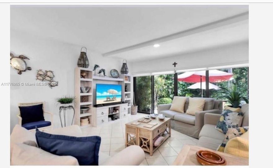 Prestigious Executive Bay Club corner townhouse in Islamorada. Offering 2BD/2Bth and loft. Spacious, updated & completely furnished. Beach front private community with 24 manned gate entrance, private beach to enjoy beautiful sunsets, pool, tennis courts, club house, first come first serve dock. Next door to Founder's Park offering many activities including the famous Nautical flee market. Assoc Rules Apply, Background Check & Credit report are required, application fee paid by the tenant. Rent includes basic cable. Tenant pays electric and water. NO Pets allowed. Seasonal rates apply.