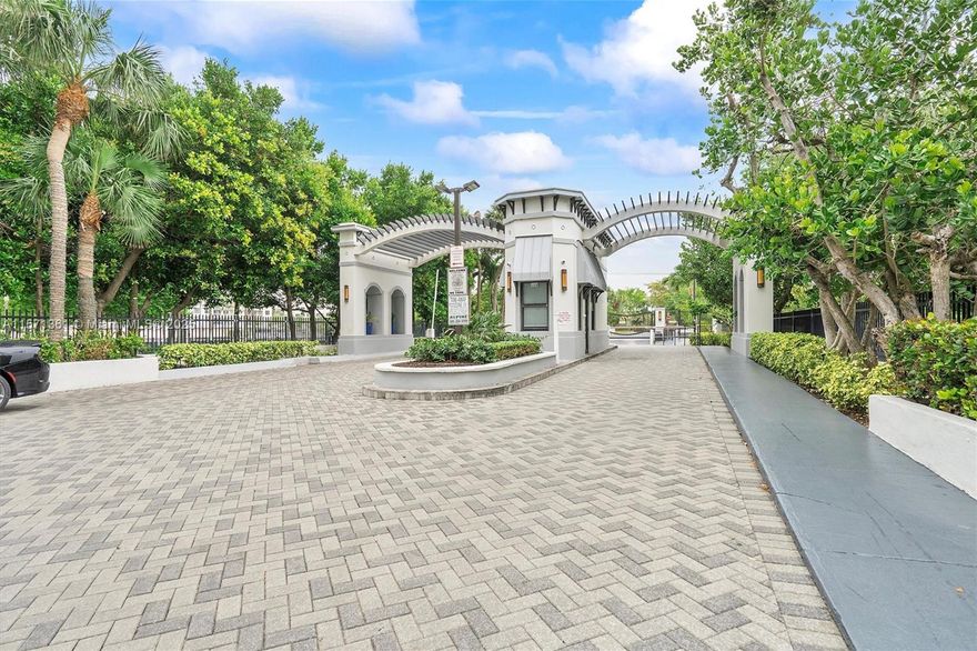 A rare opportunity: direct views of the Oleta River from your home. Amazing two-story waterfront residence in a gated private island community across the street from the beach. Unique view from both balconies. Private and secure elevator opens directly into the unit. Bosch stove and oven in the updated eat-in kitchen. Washer/dryer inside unit. Amenities include tennis courts, basketball court, two swimming pools, jacuzzi, play area for kids, clubhouse, upgraded exercise room. Ample resident and guest parking. Across from the Beach. All listing information is deemed reliable but not guaranteed. DO NOT HAVE A DOCK