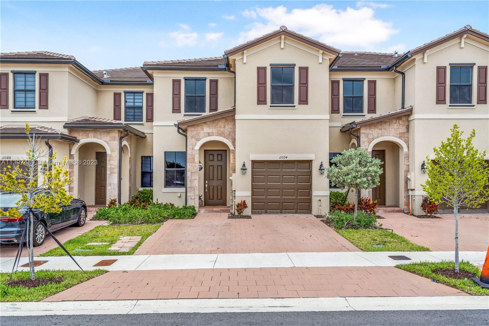 This 2021 built townhome highly desirable Aquabella gated community! Features spacious open floor plan, modern kitchen, cozy living area, private patio, ample storage, attached garage, and visitors parking. Enjoy the resort type amenities like pool, fitness center and children playground. Prime location with easy access to shopping, dining and main highways and turnpike. Experience comfort and security in this stylish townhome. Don't miss this opportunity! Call to schedule your showing. HOA requires that at least one tenant has a minimum of 680 credit score.