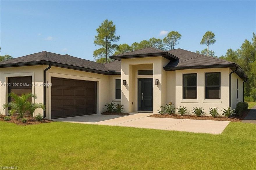 REDUCED TO SELL!!! Sellers motivated!!!

Welcome to your future home at 4518 6th Ave SE in Golden Gate Estates, Naples, FL! This new construction features 1,622 sq ft of living space, plus 2,216 sq ft, including the garage and outdoor areas. With 3 bedrooms and 2 bathrooms, this home sits on a spacious 1.64-acre east-facing lot, perfect for beautiful sunrises. Constructed on a 100% DRY LOT.

Enjoy the convenience of being a short drive from downtown Naples, offering fine dining, shopping, and cultural attractions. The pristine Naples beaches are also nearby. Plus, it's only a 2-hour drive from Miami/Fort Lauderdale, ideal for getaways or business trips.

Don't miss out on this opportunity. Contact us today to make this stunning new construction home yours!