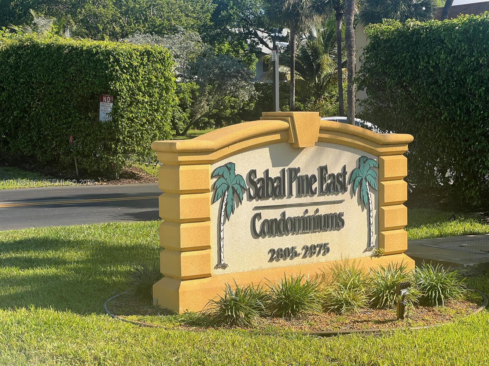 SABAL PINE EAST CONDO - Residential
