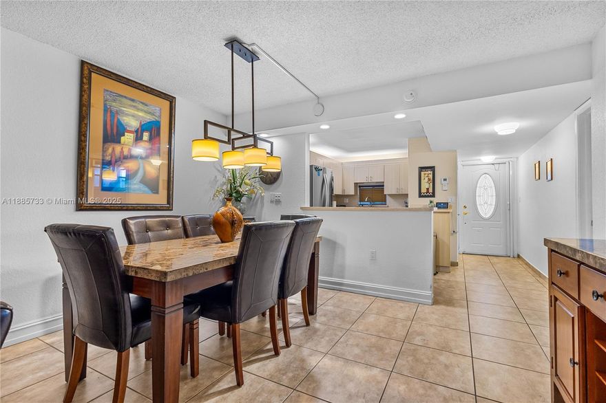 55+resort-style community. Beautifully maintained 2-bedroom, 2-bathroom condo is located on a lushly landscaped golf course. Front row parking spot in front of unit. Free golf, 14 tennis courts, 7 pools, theater, fitness center, restaurant, 24 hr. security, Assoc. represents housing for older persons auth. (HOPA). Unit has impact windows and alarm system. New appliances and cabinets not original to home.
