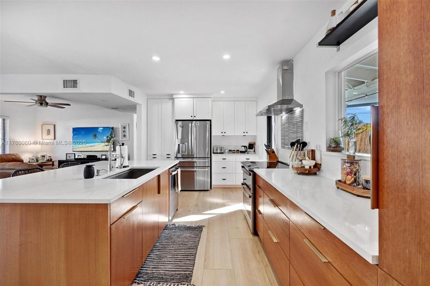 Fort Lauderdale*Charming & fully renovated*1547 ft.2 3BED/2BA/1 Car Garage/5 Car Driveway*Single-family
Gem!*NO HOA!This Japandi/Organic decor takes your breath away!Featuring*2022 New Hurricane Impact
Windows & Doors,*2021 Tankless Water Heater,~*2019 A/C,~Plus New split A/C unit for 3rd bedroom*2011
S-Tile Roof,~*2021 GE Profile SS Appliances including French door Refrigerator w/filtered ice-maker & snack
drawer,*Double oven w/ built-in air fryer,~*LED lighting,~*New ceiling fans,~*Wide plank wood look porcelain
Tile~*Full size Washer & Dryer,~*Peaceful screened lanai & paved patio area,~Fenced yard,*4 miles to Fort Lauderdale beach,*5 miles to Fort Lauderdale Airport*Convenient location just east of I95, just west of  US1*Amazing home & Golden opportunity!*AirBNB or *CREW HOUSE