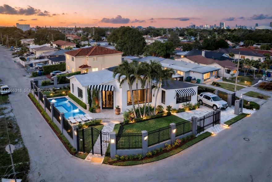 Build your dream home, rare opportunity for corner lot 45.6 x 98. Zoned T3-O ideal for a 1 story home with driveway, backyard & potential pool or a 2 Story home up to approximately 3K sq ft. Located in the Alameda-Flagler area, near Downtown Miami, Brickell, and Coral Gables, with walkable shops, restaurants, parks, and schools in the area.