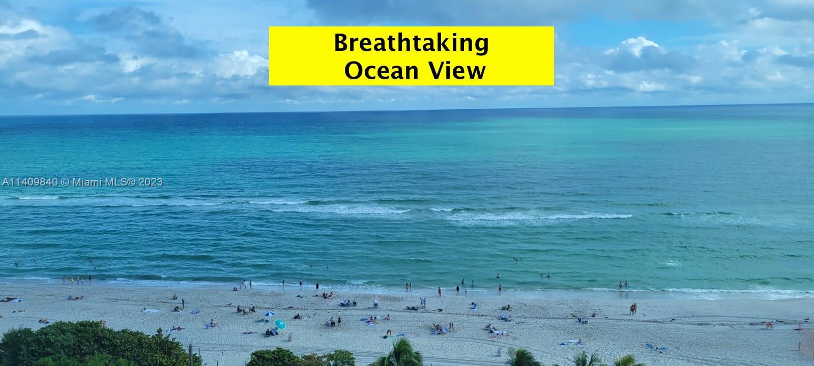 Amazing unit ocean view at the famous CASTLE BEACH CLUB CONDOMINIUM. Investor WELCOME AIRBNB OK! daily rental. All expenses are covered in the Monthly maintenance , FPL,water,internet,cable TV,pool,valet,1parking assigned. NO fee for the registration 365 guests allowed/year.