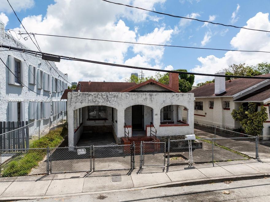 Investor Special in the Heart of Miami – Duplex Opportunity! Exceptional opportunity to renovate or rebuild in one of Miami’s rapidly transforming neighborhoods! This duplex features a 3-bedroom, 1-bath main house plus a detached 2-bedroom, 1-bath unit, offering strong potential for rental income, resale, or redevelopment. Located just minutes from Marlins Stadium and vibrant Little Havana, this property sits within an Opportunity Zone, making it especially attractive for savvy investors looking to capitalize on tax advantages and long-term growth.
The surrounding area is experiencing significant revitalization, with new construction and renovations happening throughout—positioning this property perfectly for future appreciation.

Sold AS-IS – Cash or renovation financing recommended. No access to interior of property until terms and conditions are agreed upon in a fully executed contract. Please do NOT walk the property.