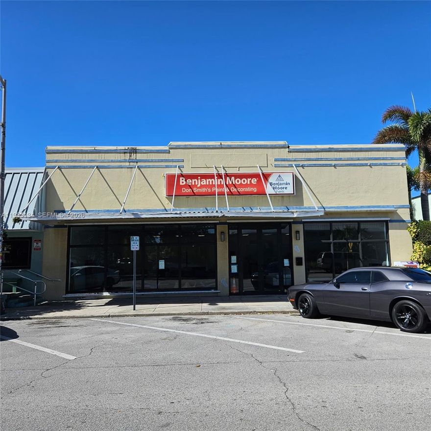 Exceptional 5,000 sq ft commercial space in vibrant Downtown Vero Beach, the area’s premier destination for boutique shopping, art galleries, dining, and events. This open-concept building with soaring 16-foot ceilings is ideal for creative businesses, showrooms, or flagship retail. Brand-new full-impact glass storefront and 10-foot doors flood the space with natural light while maximizing street visibility and pedestrian access. Plenty of public parking. Professionally silicone-coated roof with 20-year warranty.