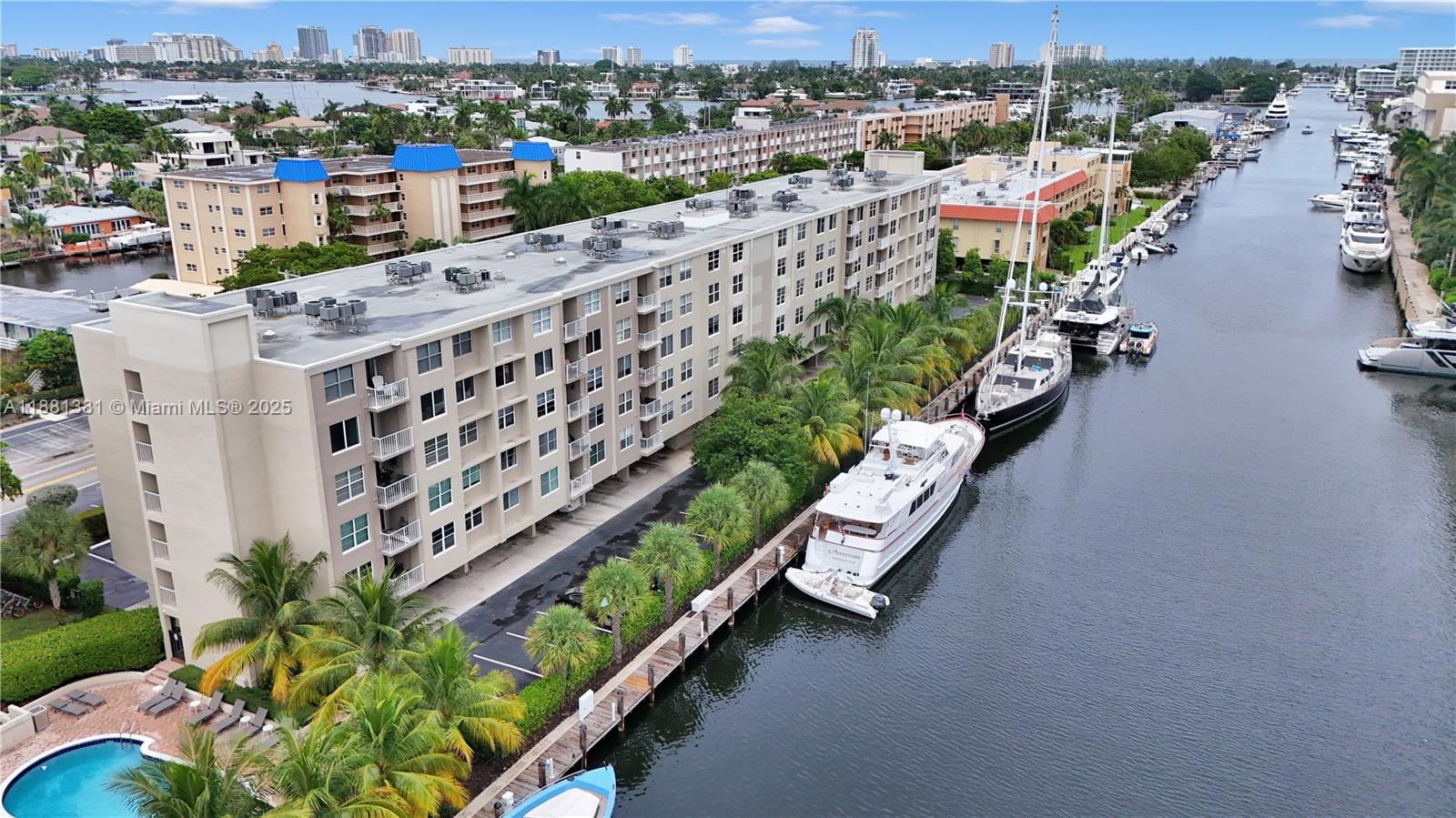 Located in the heart of Fort Lauderdale’s renowned boating community, this 2-bedroom, 2-bath condo offers the perfect combination of comfort and convenience. Enjoy beautiful canal views just steps from the Intracoastal, with marinas, shopping, fine dining, and entertainment all nearby. Fort Lauderdale-Hollywood International Airport is only minutes away, making this an ideal primary residence or seasonal retreat. The unit features impact windows, a covered parking space with a second uncovered space available, and a spacious layout filled with natural light. Building amenities include a heated pool, BBQ area, and fitness room, all within a well-maintained boutique community.
