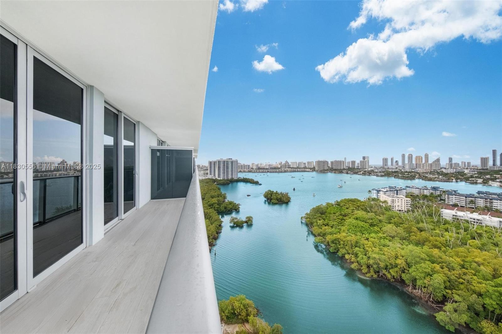 Discover luxury living in this newer construction 2 bedrooms + den, 2 bathrooms apartment with breathtaking views of Oleta Park, Sunny Isles, and the intracoastal. This prestigious residence features a private foyer with direct elevator access, walk in closet and large balcony. This hidden gem building offers resort-style amenities including: pool, cabanas, fitness center, spa, tennis/basketball courts, water sports, restaurant & more. Very convenient location, 25 minutes from Brickell and 25 minutes from Fort Lauderdale. Walking distance to the beach. Call listing agent to schedule a showing.