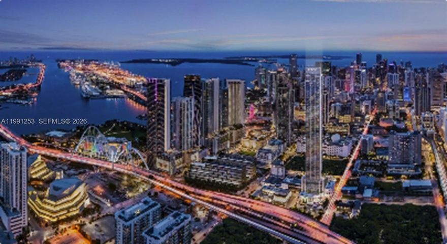 “Live at the center of Miami’s most vibrant lifestyle destination.” This fully furnished and turnkey true 1-bedroom, 1-bath residence at E11even Hotel & Residences offers 617 SF of thoughtfully designed space. It is a very desirable unit for longer stays.  It is ready for immediate occupancy. A coveted private owner’s storage space is included in the sale. Residents enjoy world-class amenities including a Chopra Spa, two signature restaurants, resort-style pool with cabanas and spa features, sports lounge and bar, full-service hospitality plus exclusive access to a  beach club in Miami Beach. This residence offers an unmatched urban lifestyle surrounded by premier entertainment, culture, and dining. It is Ideally located just moments from the Kaseya Center, museums, Adrienne Arsht Performing Arts Center, Design District, and Wynwood.