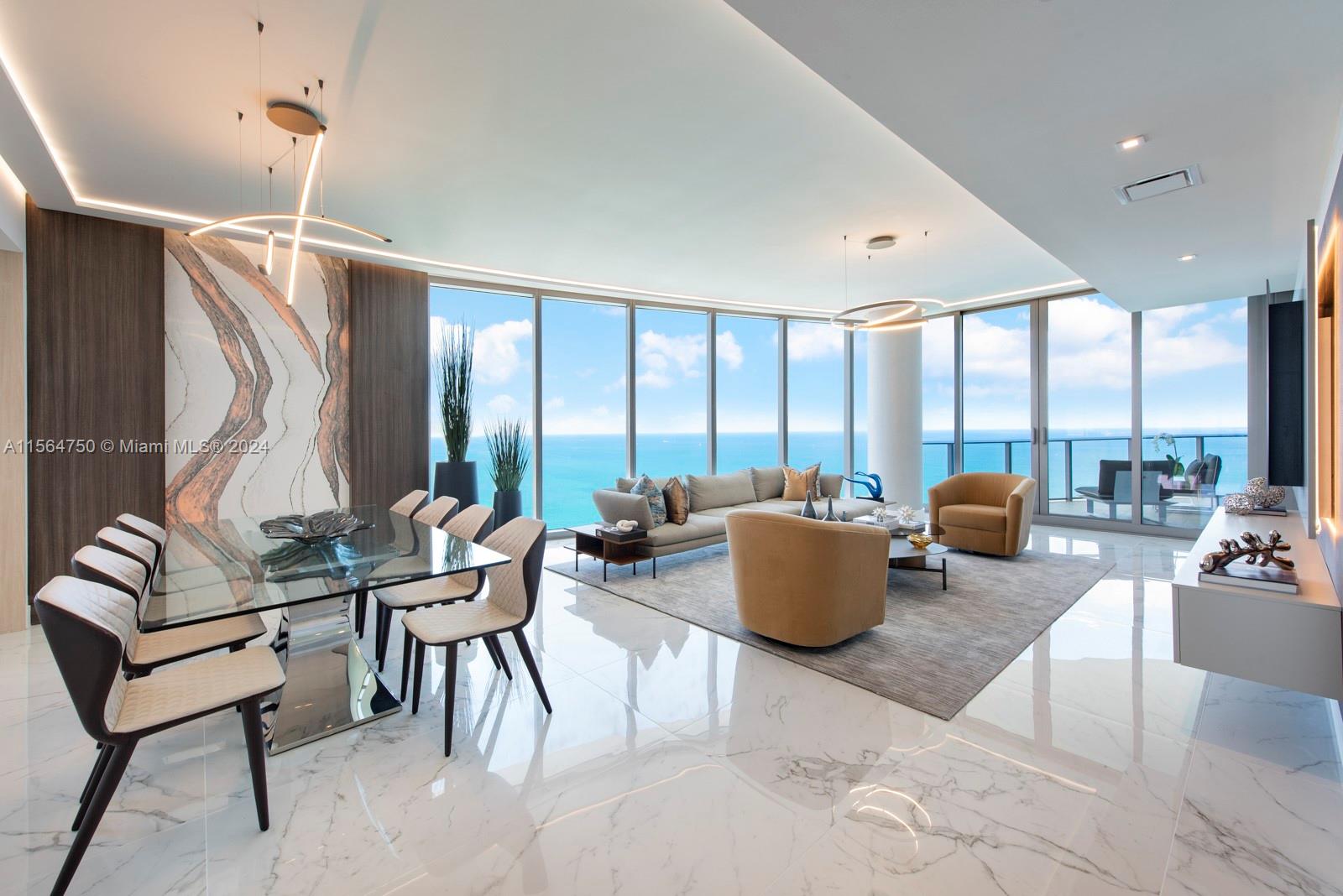 Property for Sale at 15701 Collins Ave 4601, Sunny Isles Beach, Miami-Dade County, Florida - Bedrooms: 3 
Bathrooms: 5  - $7,998,500