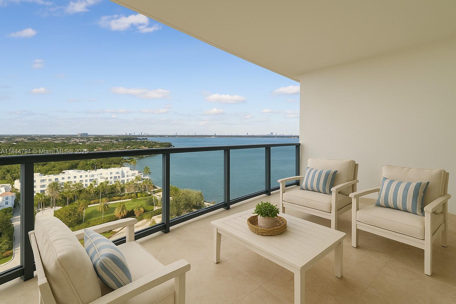Meticulously maintained 2BD/2.5BA at Blue Condo with direct bay views and 4 parking spaces (3 assigned tandem + 1 valet). Split layout with floor-to-ceiling windows, polished marble tile floors throughout, quartz counters, S/S appliances, and en suite bedrooms with built-in closets. Full-service building with 2 heated pools, gym, sauna, steam, jacuzzi, theater/game rooms, business center, 24/7 security & valet. Lobby and elevators to be renovated (no assessment). 90-day minimum lease. Ideally located near Wynwood, Midtown, and Design District. With easy highway access to Downtown, Miami Beach, and MIA. Now priced at $625,000 (reduced from $665,000)—a rare opportunity to own a high-floor bayview residence with 4 parking spaces in Edgewater.