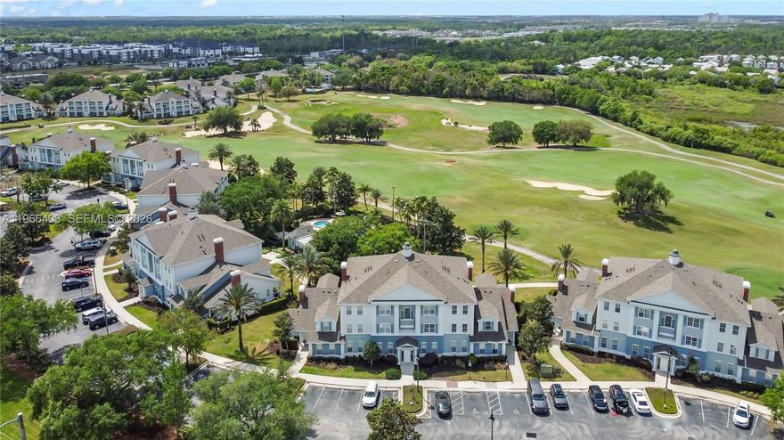 Welcome to this beautiful 3-bedroom, 2-bath condo in the guard-gated Heritage Crossing community of Reunion Resort, ideally positioned along the golf course and just minutes from Walt Disney World. Freshly painted with newly installed vinyl flooring and carpet, this move-in ready property features a bright open-concept layout with spacious living and dining areas, plus a well-appointed kitchen with wood cabinetry, granite countertops, and breakfast bar seating. Two private balconies provide peaceful outdoor space with scenic surroundings, while the primary suite offers balcony access, a soaking tub, and a tiled shower.

Residents enjoy resort-style amenities including multiple community pools, fitness center, on-site restaurants, playgrounds, and dog parks. One rooftop restaurant offers views of Disney fireworks, adding a unique lifestyle element to the community. SHORT-TERM RENTALS ARE PERMITTED IN ACCORDANCE WITH HOA AND RESORT GUIDELINES, making this an excellent opportunity for a vacation home or income-producing investment near the Disney corridor. Conveniently located near shopping, dining, major highways, and Orlando International Airport, this condo combines location, flexibility, and the sought-after Reunion Resort lifestyle.