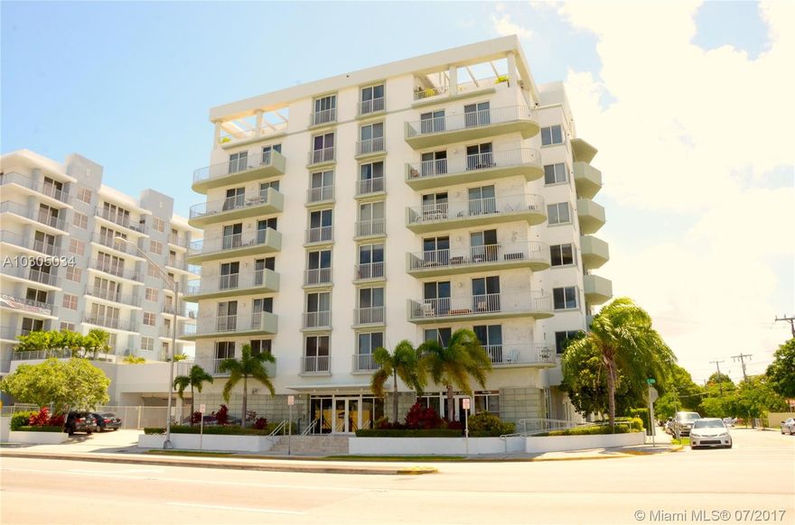 Location, Location, Location! This magnificent apartment with split plan features 2Bd, 2Bth, 1,120 SQF of living area.  Carefully designed and built to receive lots of natural light. Centrally located in the city of Miami, only blocks away from Coral Gables and Coconut Grove.  The building features private parking, gym and pool. Some furniture negotiable. Easy to show.