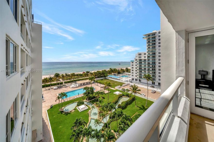 All special assessments paid by the seller at closing! Direct, unobstructed ocean views from this fully renovated 2-bed, 2-bath split floor plan condo on iconic Millionaire’s Row. Private balcony to soak in endless turquoise water. Inside, the light-filled layout features a modern kitchen with stainless steel appliances, in-unit full-size washer & dryer, updated bathrooms, and spacious walk-in closet. The building has undergone major renovations including impact windows & doors, and completed its 50-year certification. Resort-style amenities include 24-hour concierge, beach service, heated pool, gym, BBQ area, and dock space across the street. One assigned parking space under the building plus valet. Steps away from Fontainebleau, Soho Beach House, and Faena District.