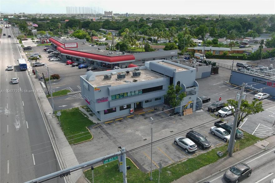 An investor’s dream! Located on one of the busiest corners in Miami Gardens, this building has infinite potential for big corporations that need a corner location. The building boasts 5,635 sq. ft., and the lot spans 9,623 sq. ft., with two stories. It comes with 24 surface parking spaces, ideal for multiple and single businesses! Built in 1986, it is well-maintained with all new air conditioning units. Ideal for a medical clinic! Additionally, it's worth noting that approximately 92,000 automobiles pass through the intersection of NW 2 AVE & NW 183 ST daily, accordingly to the Florida Traffic Monitoring System!