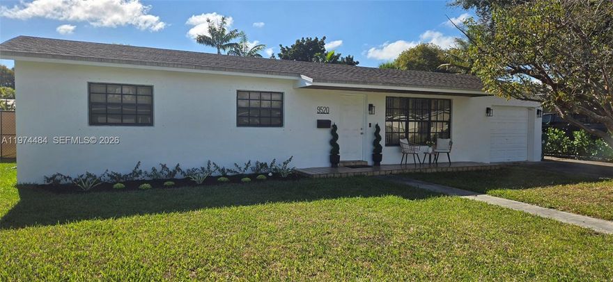 Welcome to this beautifully maintained home featuring 3 bedrooms, 2 bath with a 1 car garage. This home has a bright open-concept floor plan designed for comfortable everyday living and easy entertaining. The gorgeous updated kitchen is the heart of the home, complemented by modernized bathrooms, brand-new flooring, and fresh interior paint throughout completely move-in ready. Step outside to a large private backyard with a storage shed, offering plenty of space for gatherings, kids or simply relaxing outdoors. Nestled in a great neighborhood on a quiet cul-de-sac, this home provides both peace and convenience. Landscaping included.  ONLY FIRST AND DEPOSIT TO MOVE IN