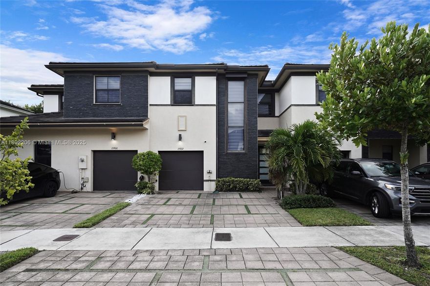 Modern 3-Bedroom 2,5 Bath Townhome in Miami Lakes. Located inside the exclusive community of Satori, this
 beautiful home is just about 8 years old and feels like new construction! Features include impact windows, tile
 floors, a modern kitchen with stainless steel appliances, kitchen island, custom doors, modern blinds, and ceiling
 fans. Enjoy stylish bathrooms, a tankless water heater, washer and dryer, and a 1-car garage. Satori offers resort
style amenities and a stunning clubhouse — all within the desirable town of Miami Lakes, with easy access to
 major highways, dining, and shopping. Schedule your private showing today! *HOA requires a min Credit Score of 680 for approval.