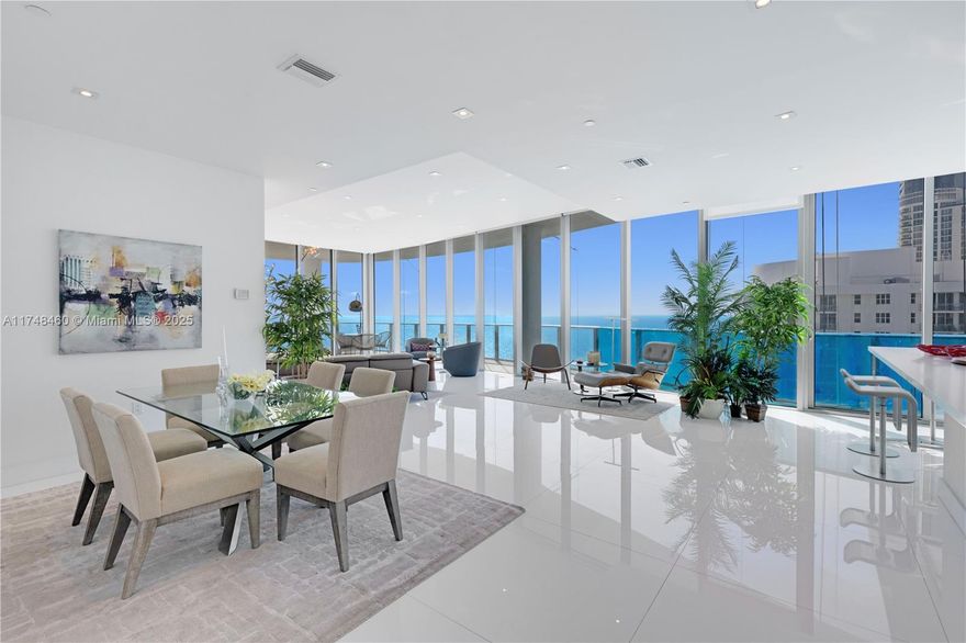 Exclusive Oceanfront Luxury at Chateau on Collins Avenue.
This stunning 3,340 SF, 3-bedroom, 5.5-bathroom residence offers the ultimate beachfront living. Located in the iconic Chateau on Collins Avenue, it features a private elevator entrance, expansive terrace with ocean and city views, and a sleek, open-concept design with high-end finishes throughout. The chef’s kitchen is equipped with Wolf appliances, ideal for entertaining.
Enjoy world-class amenities, including beach service, infinity pool, spa, fitness center, wine cellar, cigar lounge, cinema room, and more. With 24/7 concierge service and an on-site restaurant, this fully furnished unit is a rare opportunity to own in one of Miami Beachâ€™s most coveted locations.