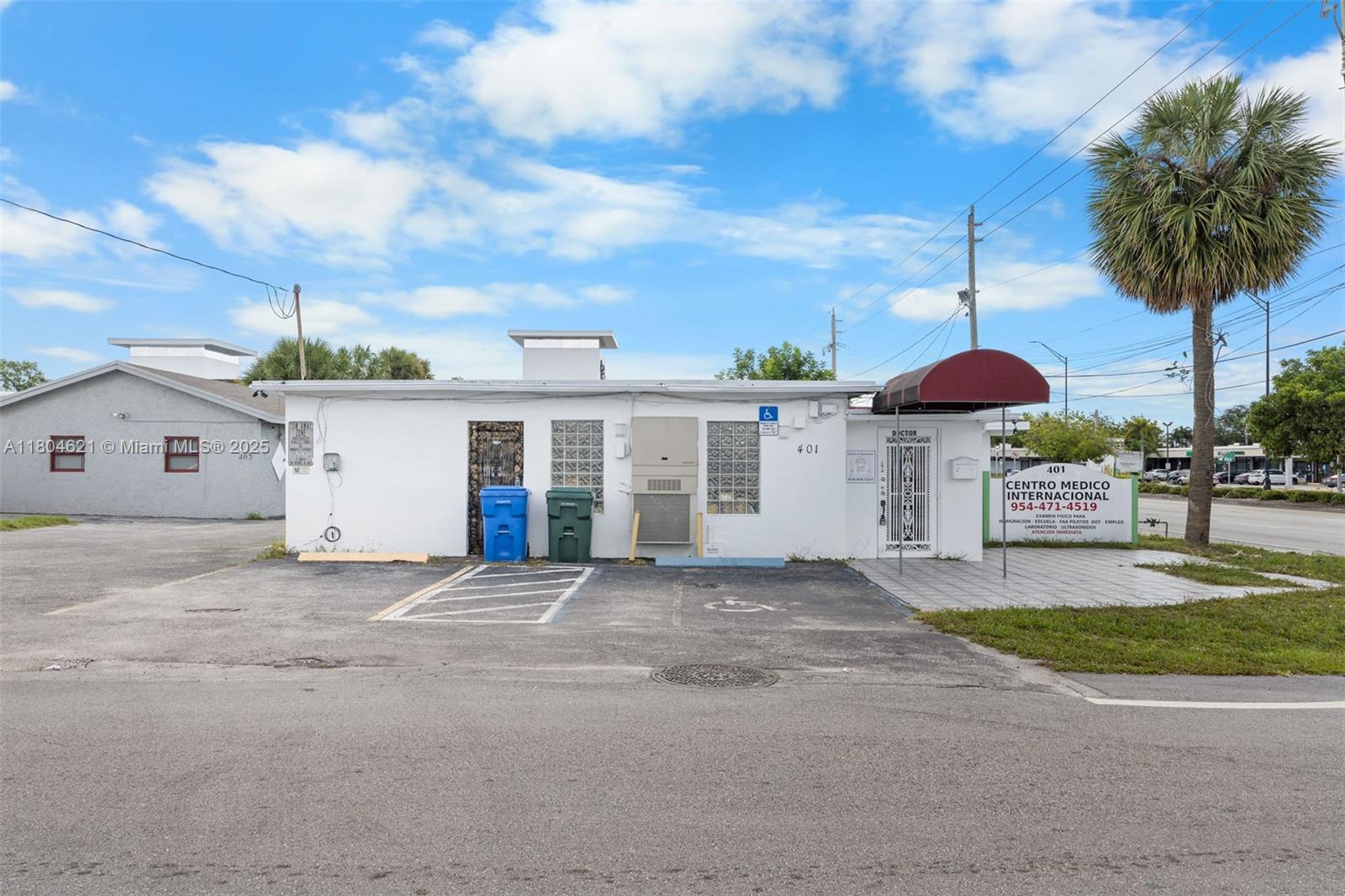 HUGE OPPORTUNITY. This prime commercial property offers excellent visibility on a high-traffic corner lot, with thousands of cars passing by daily. Currently used as a medical clinic, the building is zoned B-1, allowing for a variety of business uses including medical, office, or professional services. The interior includes multiple spacious rooms and a private office or bedroom, ideal for a practice or business needing dedicated spaces. The property also features ample parking and easy access to the highway, Wilton Manors, and downtown Fort Lauderdale. A standout feature: there is potential to purchase the adjacent lots, creating a rare opportunity for expansion or redevelopment in a growing commercial district.