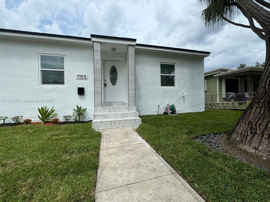 Completely remodeled 3/2 home. New roof, new impact windows, new floors, new kitchen with stainless steel appliances. New bathrooms. Nice yard space and plenty of parking.